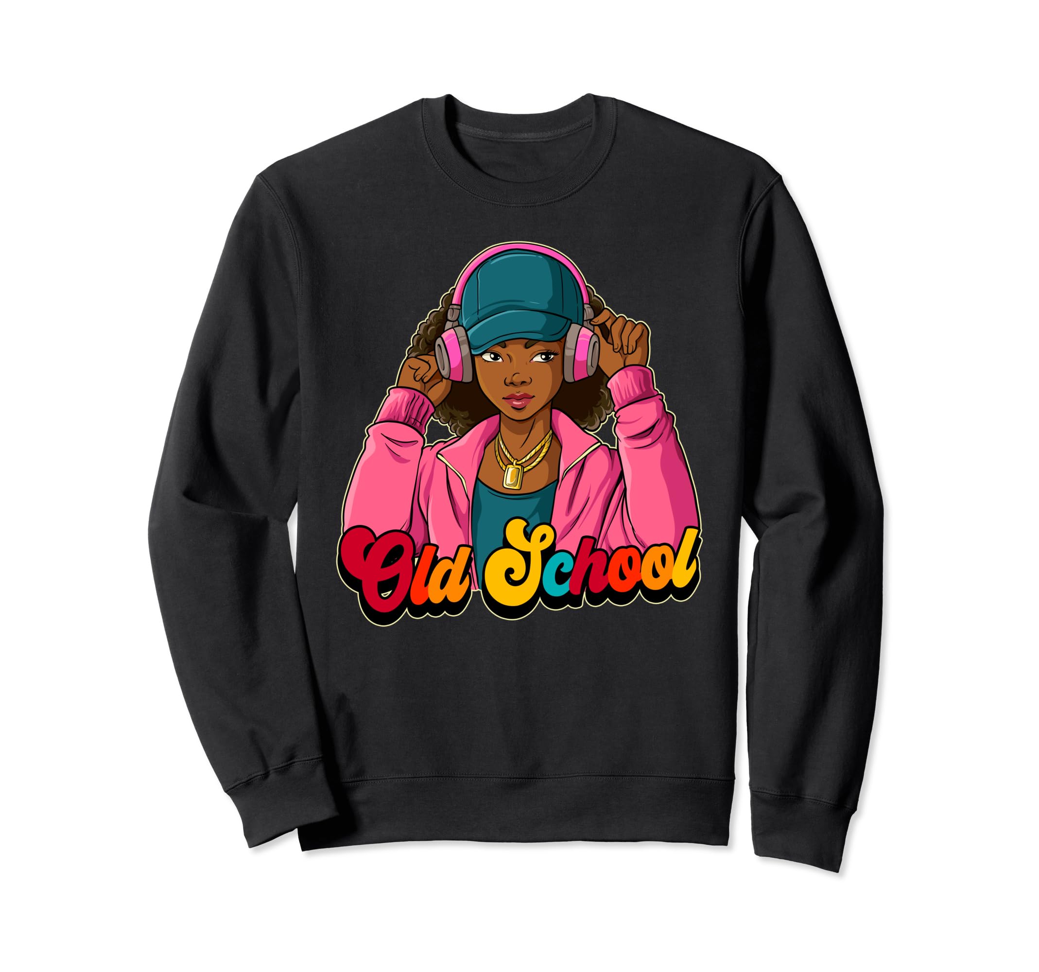 Old School Hip Hop Sweatshirt - Aesthetic Graphic Men Women - T-Shirt, Sweatshirt, Hoodie