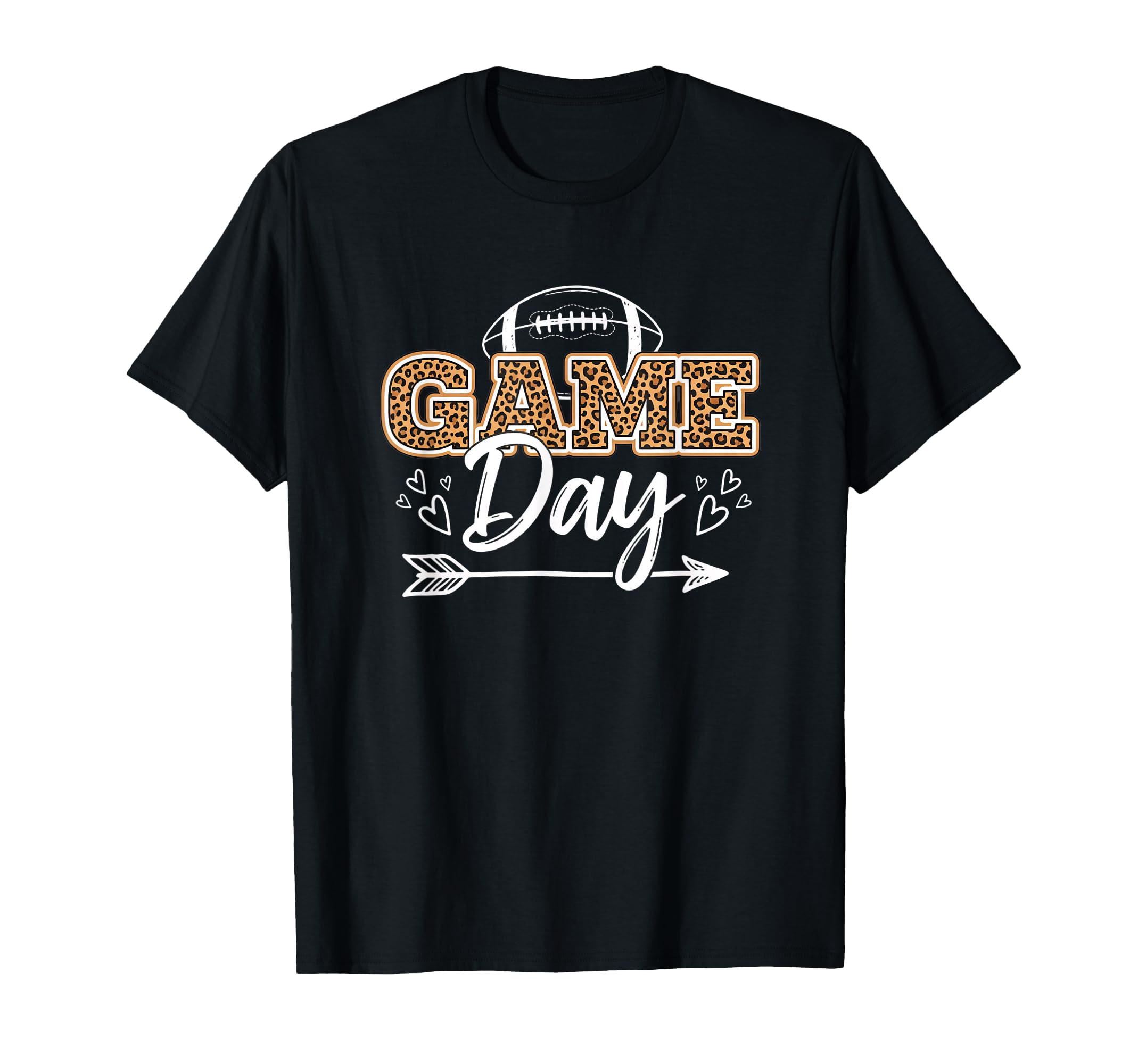 Leopard Football Mom Game Day Cheer Sweatshirt - Unique Graphic Unisex - T-Shirt, Sweatshirt, Hoodie