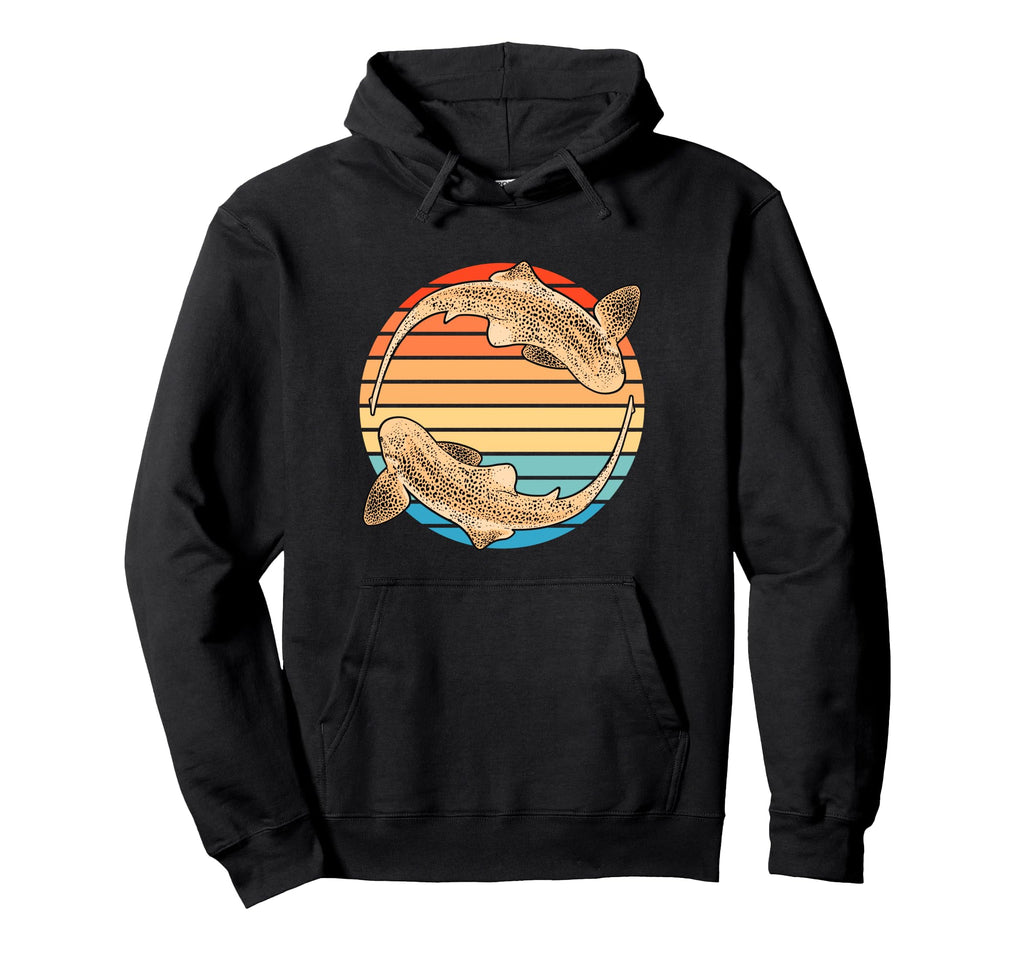 Zebra Shark Sunset Hoodie - Streetwear Style Unisex - T-Shirt, Sweatshirt, Hoodie