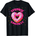 Sprinkle Kindness Donut Heart for Girls Women - Adult & Kids T-Shirts, Sweatshirts & Hoodies apparel design preview 1