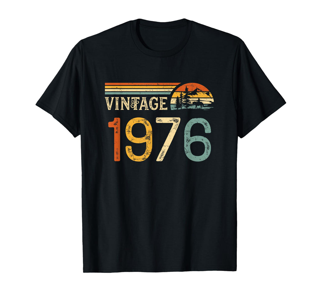 50Th Birthday 1976 50 Years Old Bday T-Shirt - Custom Art Print for Adults - T-Shirt, Sweatshirt, Hoodie