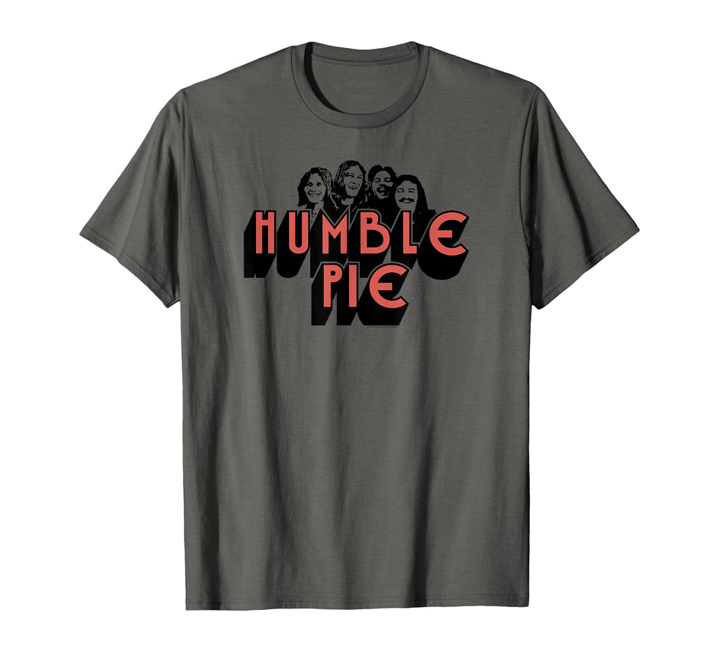 Humble Pie Band Photo Logo T-Shirt - Novelty Apparel Unisex - T-Shirt, Sweatshirt, Hoodie