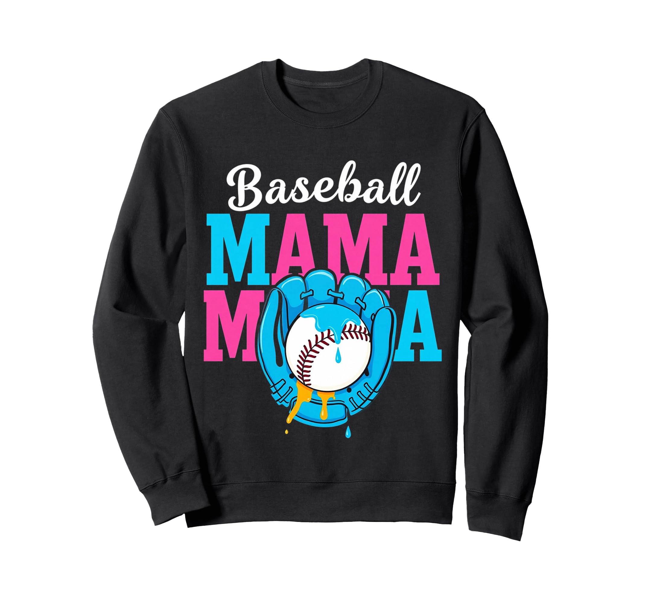 Baseball Mama Mothers Day Ice Creams Sweatshirt - Trendy Graphic Unisex - T-Shirt, Sweatshirt, Hoodie