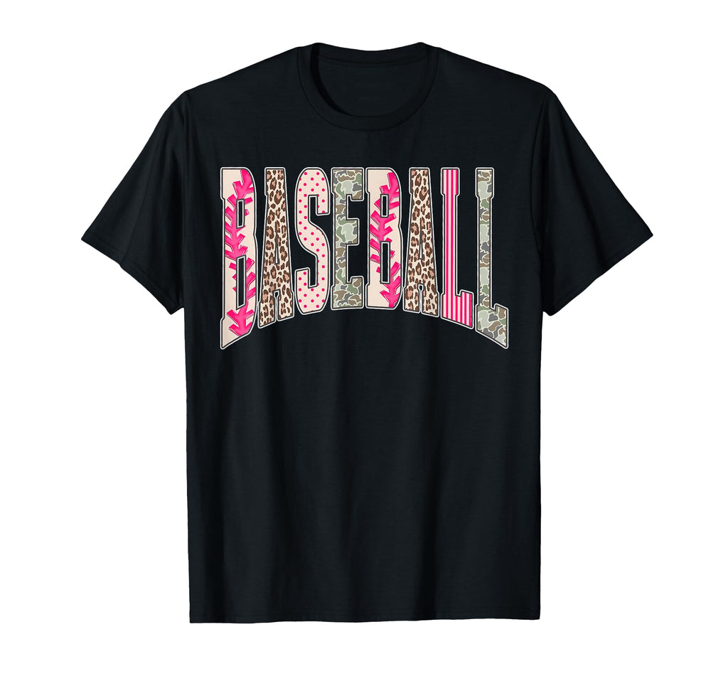 Camo Game Day Baseball Season Funny Team T-Shirt - Unique Graphic Unisex - T-Shirt, Sweatshirt, Hoodie