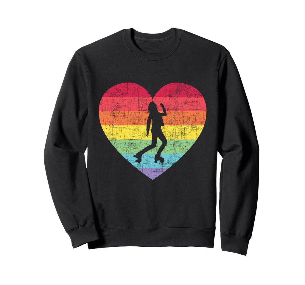 Skater Roller Skating Jammer Sweatshirt - Fun Novelty Design Men Women - T-Shirt, Sweatshirt, Hoodie