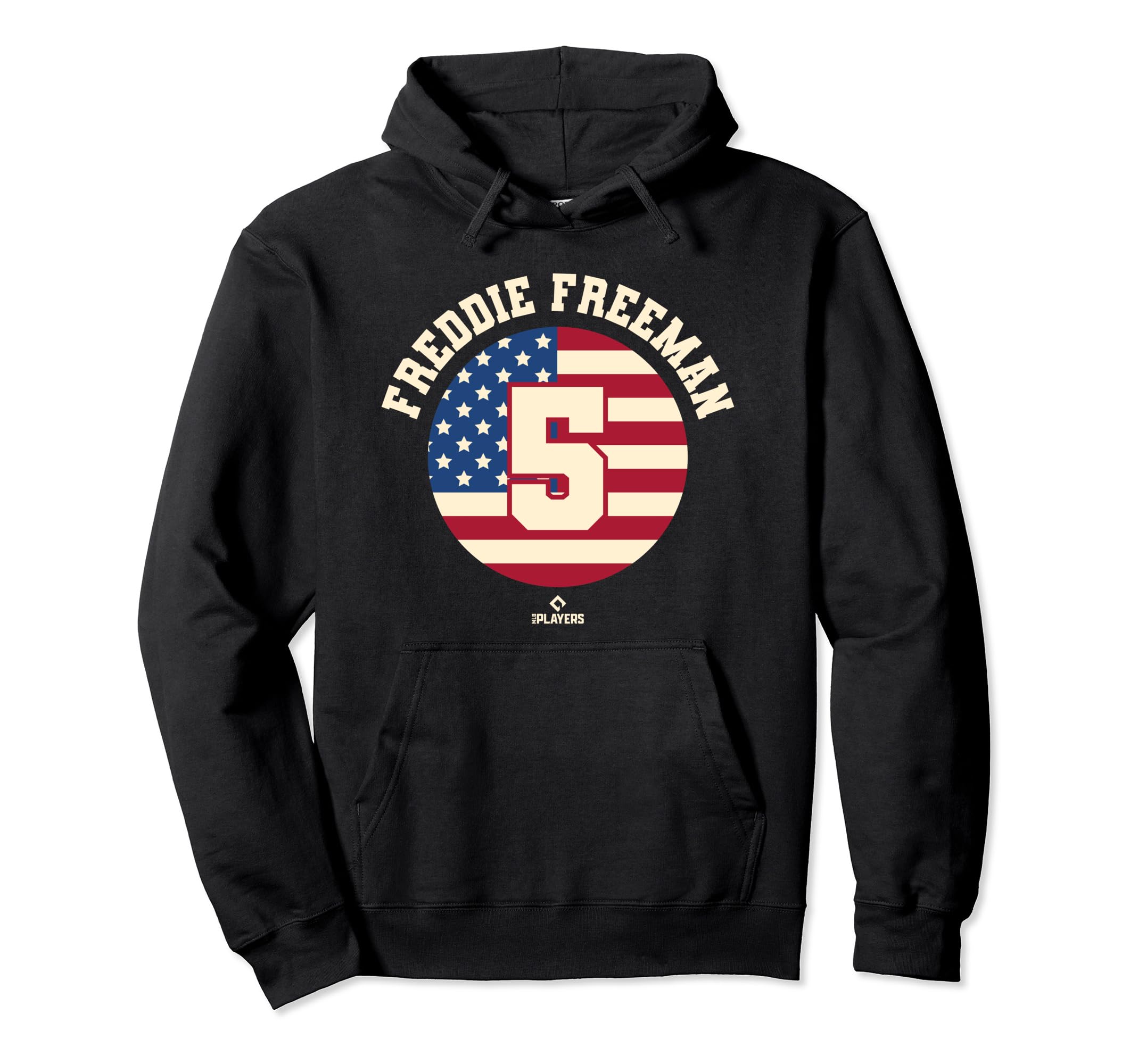 Freddie Freeman Flag Patriotic Atlanta Hoodie - Fun Novelty Design Unisex - T-Shirt, Sweatshirt, Hoodie