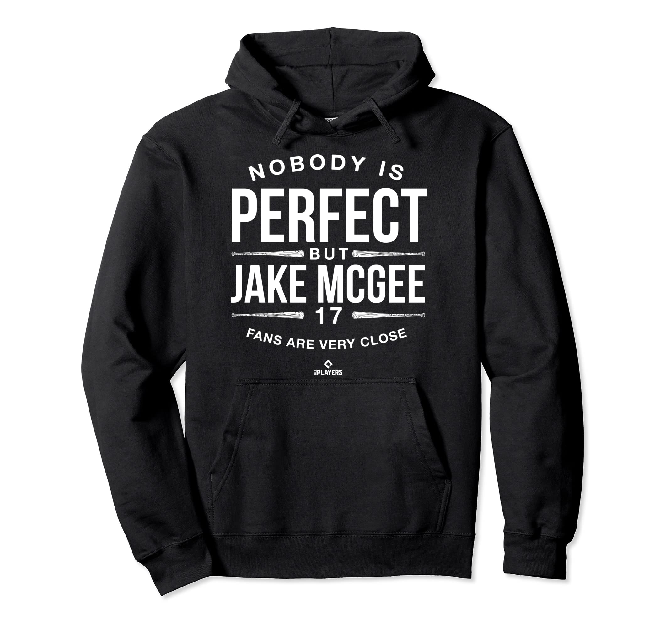 Nobody Is Funny Jake Mcgee Baseball Hoodie - Novelty Apparel for Adults - T-Shirt, Sweatshirt, Hoodie
