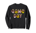 Game Day Leopard Baseball Softball Sweatshirt - Unique Graphic for Adults - T-Shirt, Sweatshirt, Hoodie