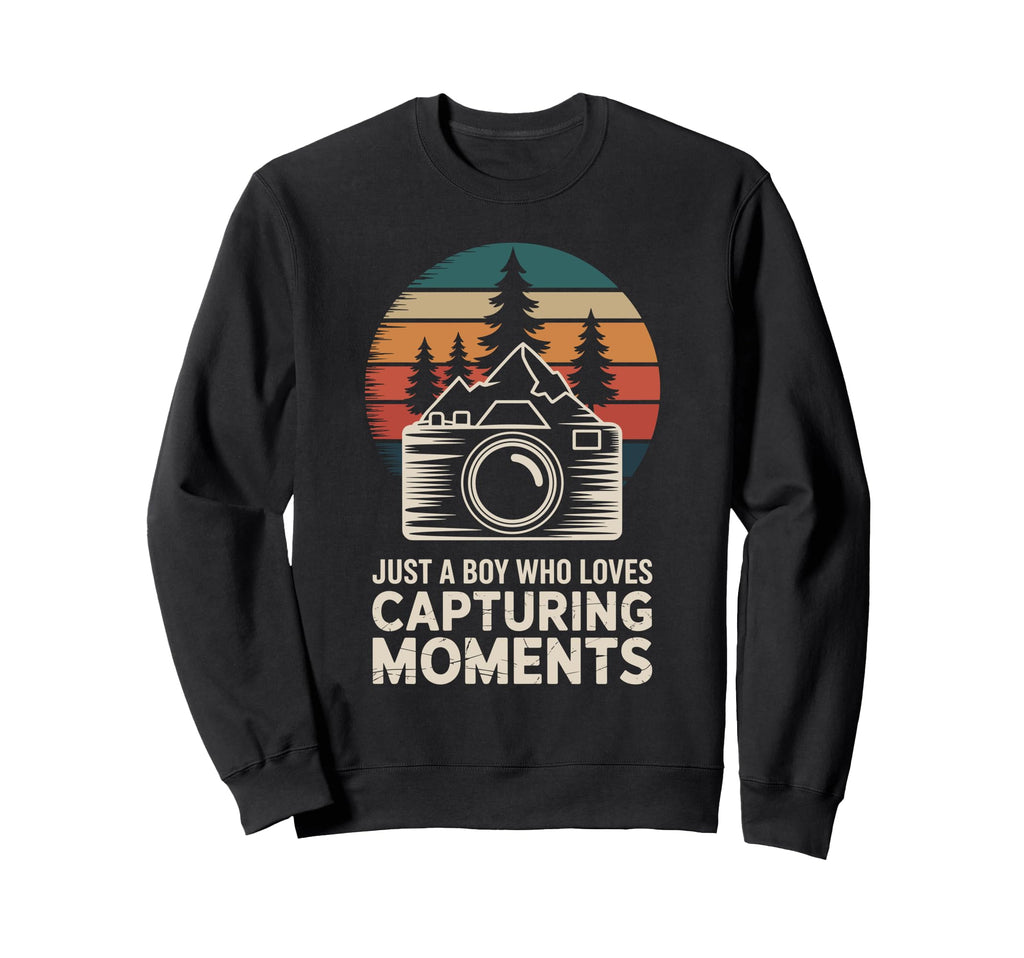 Photographer Camera Photography Sweatshirt - Minimalist Print Unisex - T-Shirt, Sweatshirt, Hoodie