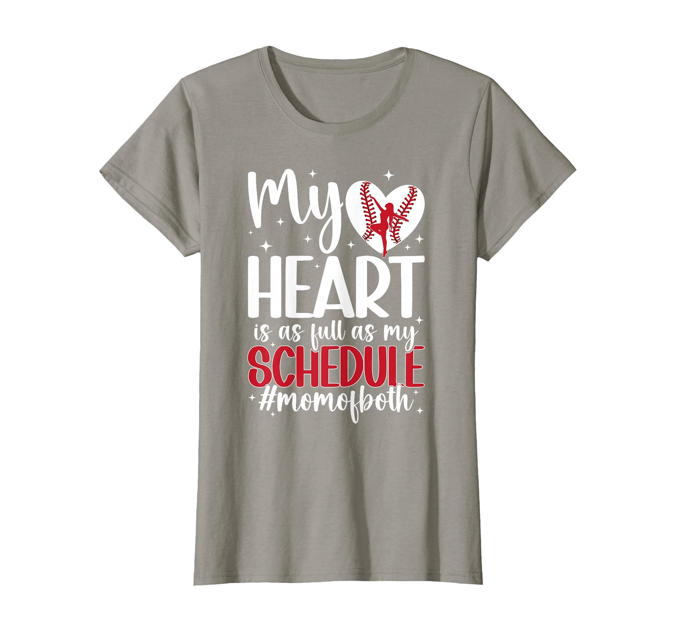 Mom Both Proud Dance And Baseball Mom T-Shirt - Streetwear Style for Adults - T-Shirt, Sweatshirt, Hoodie