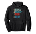 Mama Mommy Mom Bruh Baseball Mom Lover Hoodie - Streetwear Style Unisex - T-Shirt, Sweatshirt, Hoodie