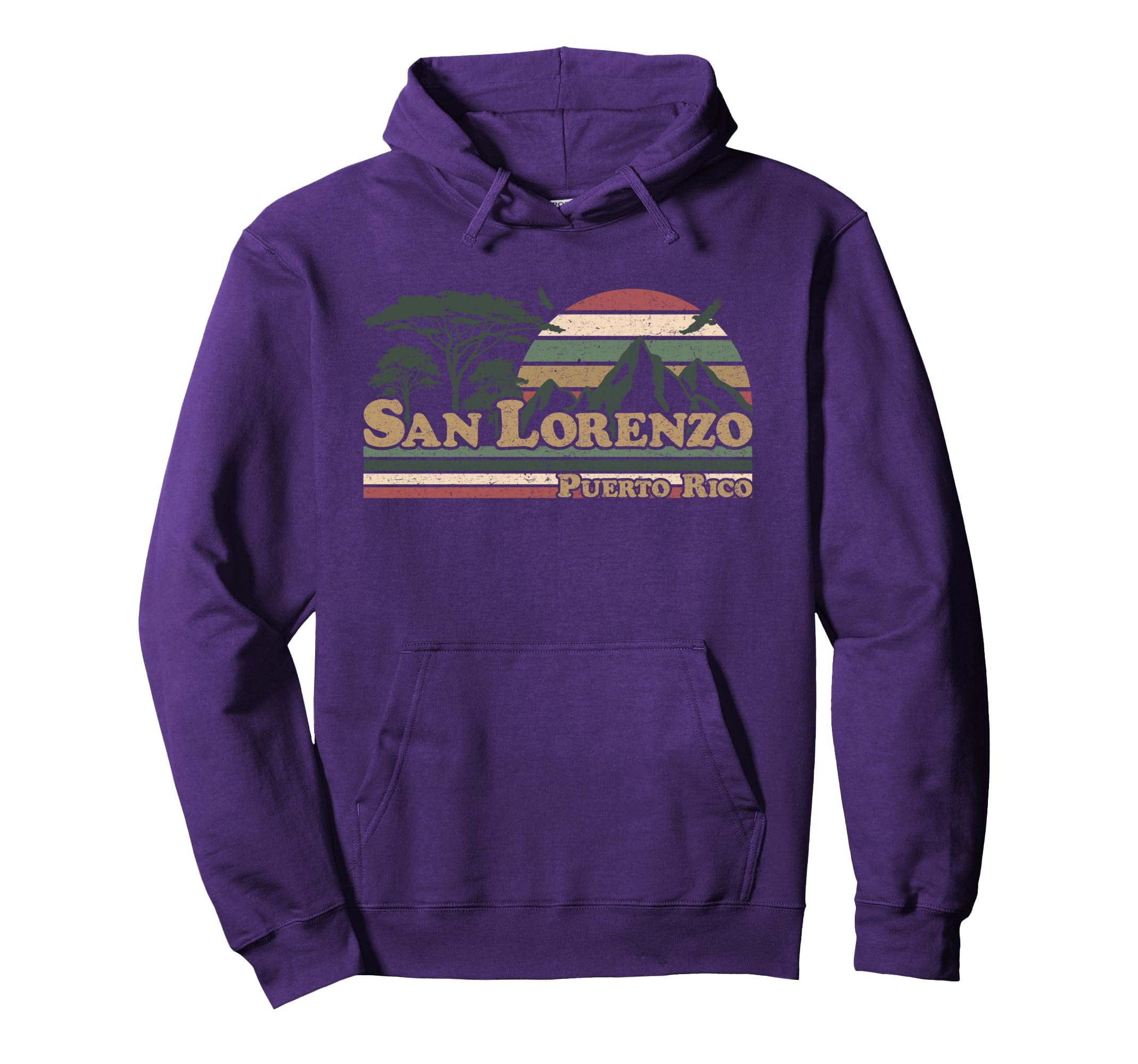 San Lorenzo Puerto Rico Mountains Hoodie - Custom Art Print Men Women - T-Shirt, Sweatshirt, Hoodie