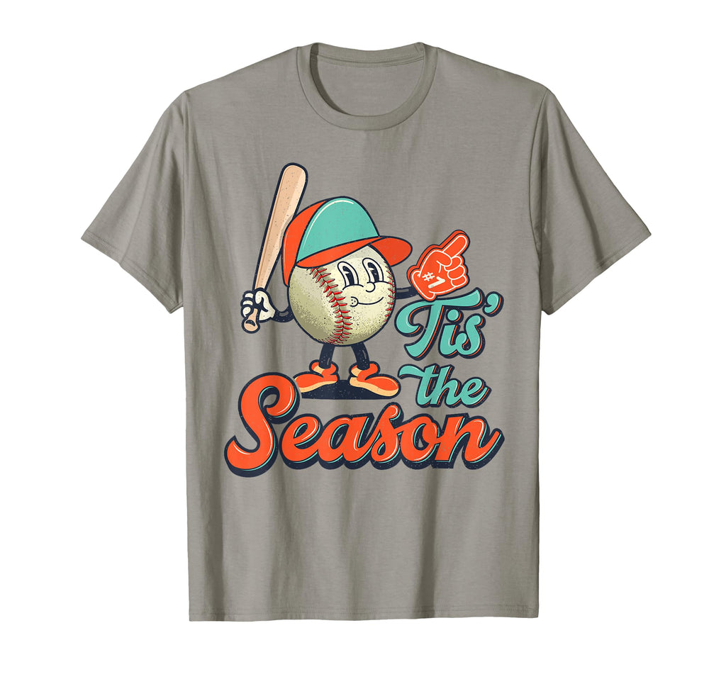 Tis Season Baseball Fan Baseball Mom Mens T-Shirt - Trendy Graphic Unisex - T-Shirt, Sweatshirt, Hoodie