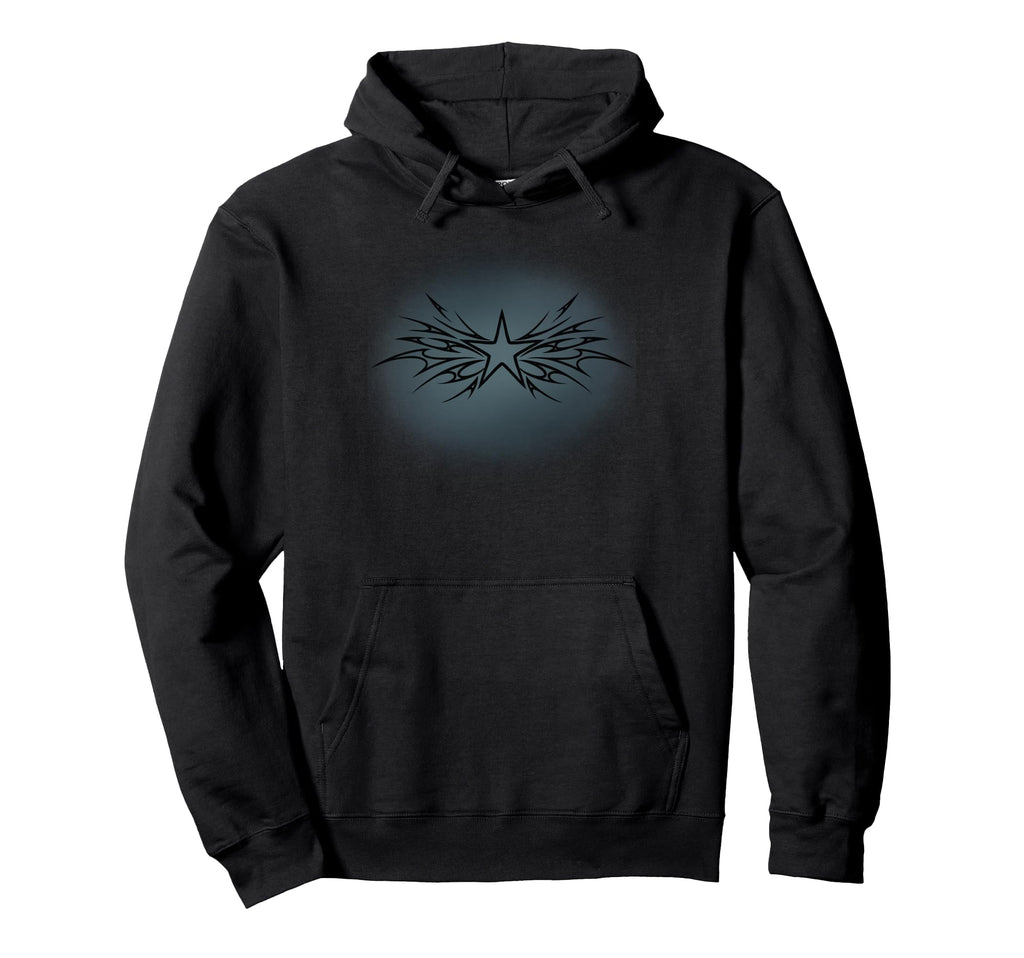 Y2K 90S Tattoo Star Starry Sky Hoodie - Unique Graphic Men Women - T-Shirt, Sweatshirt, Hoodie