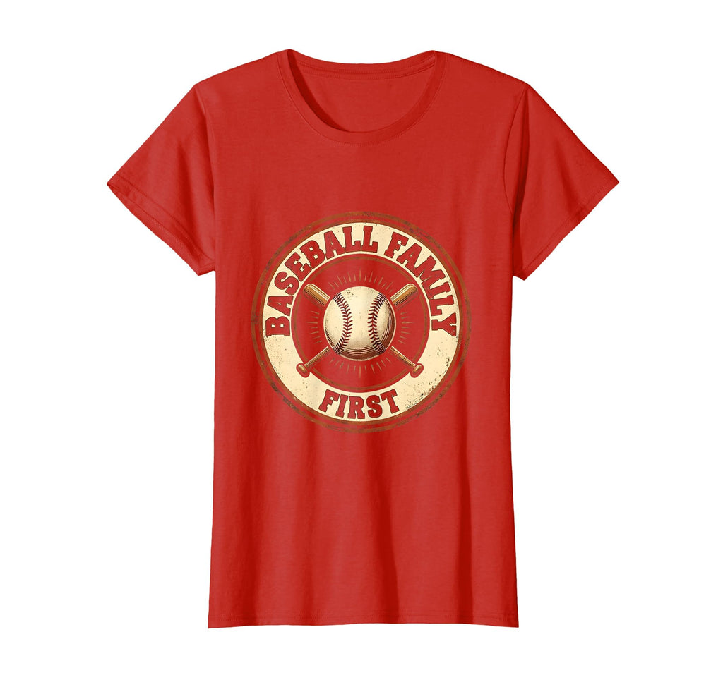 Baseball Family First Summer T-Shirt - Fun Novelty Design for Adults - T-Shirt, Sweatshirt, Hoodie