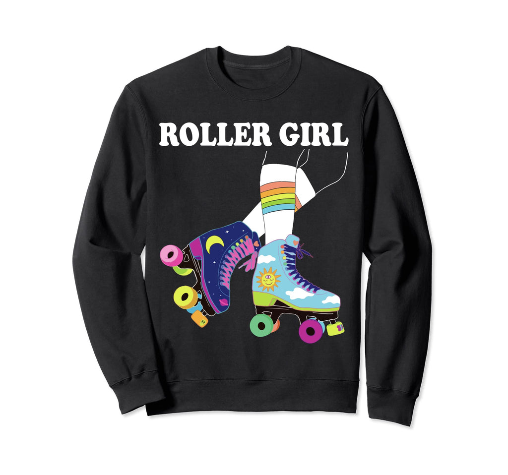 Roller Seventies 70S Skates Skating Sweatshirt - Unique Graphic Unisex - T-Shirt, Sweatshirt, Hoodie