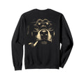 Rottweiler Glasses Smoking Pipe Sweatshirt - Fun Novelty Design Unisex - T-Shirt, Sweatshirt, Hoodie