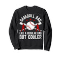 Baseball Dad Baseball Player Sweatshirt - Aesthetic Graphic for Adults - T-Shirt, Sweatshirt, Hoodie