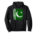 Pakistan Flag Distressed Pakistan Hoodie - Custom Art Print for Adults - T-Shirt, Sweatshirt, Hoodie
