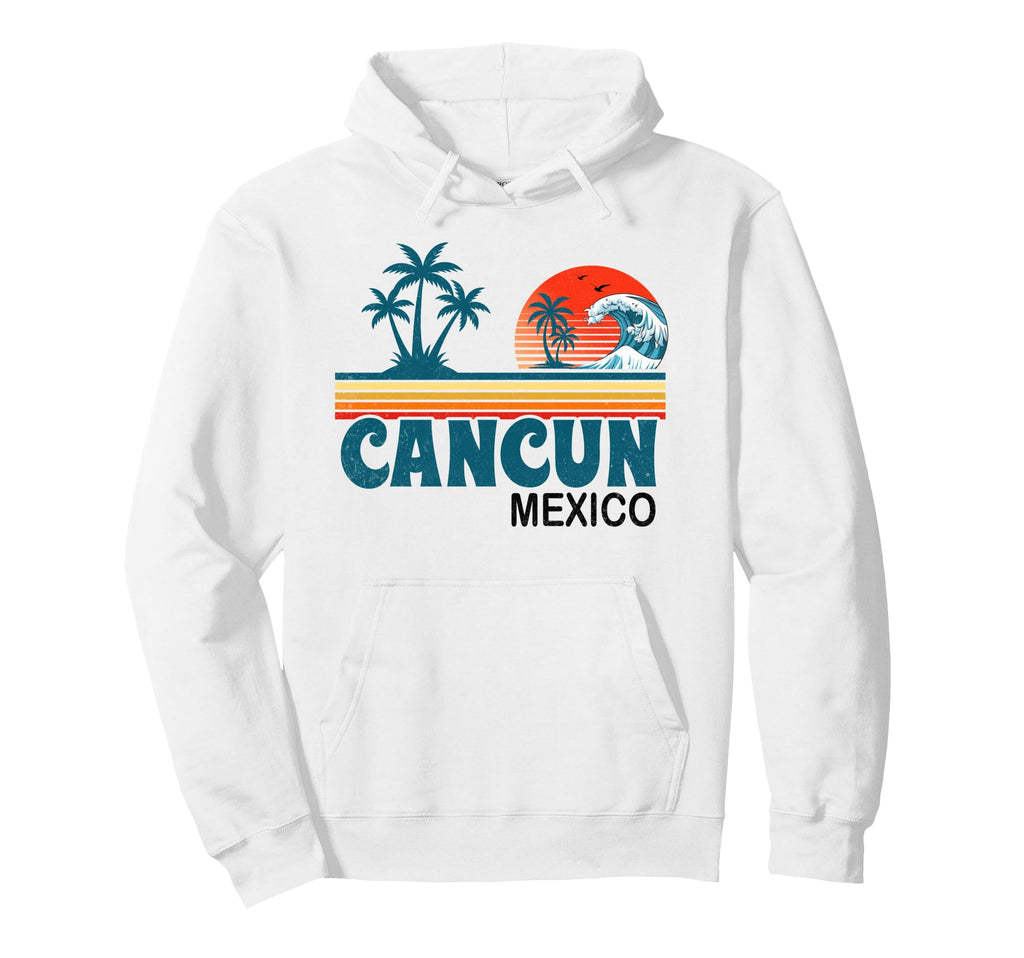 Cancun Beach Mexico Sunset Tropical Summer Hoodie - Novelty Apparel Unisex - T-Shirt, Sweatshirt, Hoodie