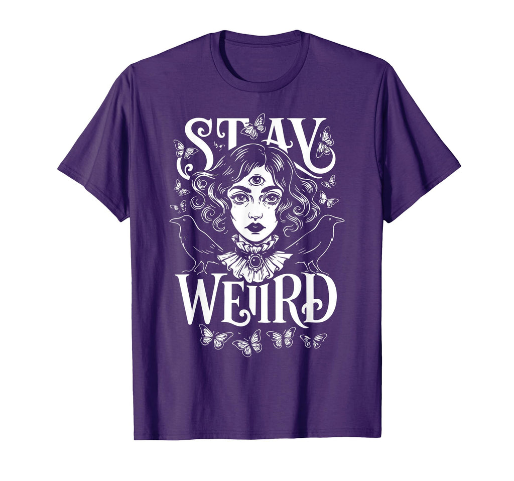 Boho Celestial Stay Weird Witchy T-Shirt - Casual Everyday Wear for Adults - T-Shirt, Sweatshirt, Hoodie