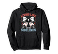 Living Life Sidelines Baseball Hoodie - Unique Graphic Men Women - T-Shirt, Sweatshirt, Hoodie
