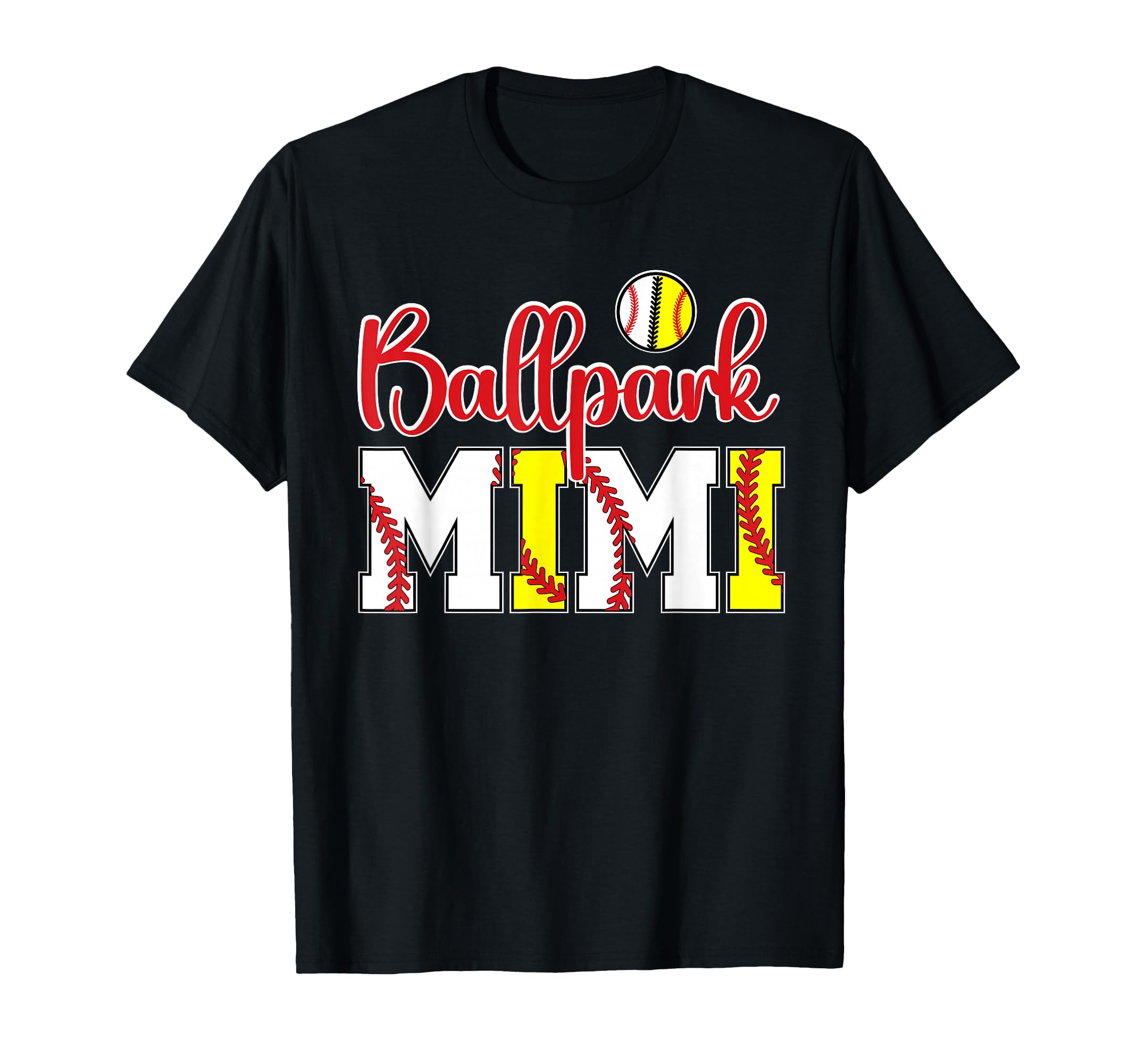 Ballpark Mimi Softball Baseball Mimi T-Shirt - Unique Graphic Men Women - T-Shirt, Sweatshirt, Hoodie