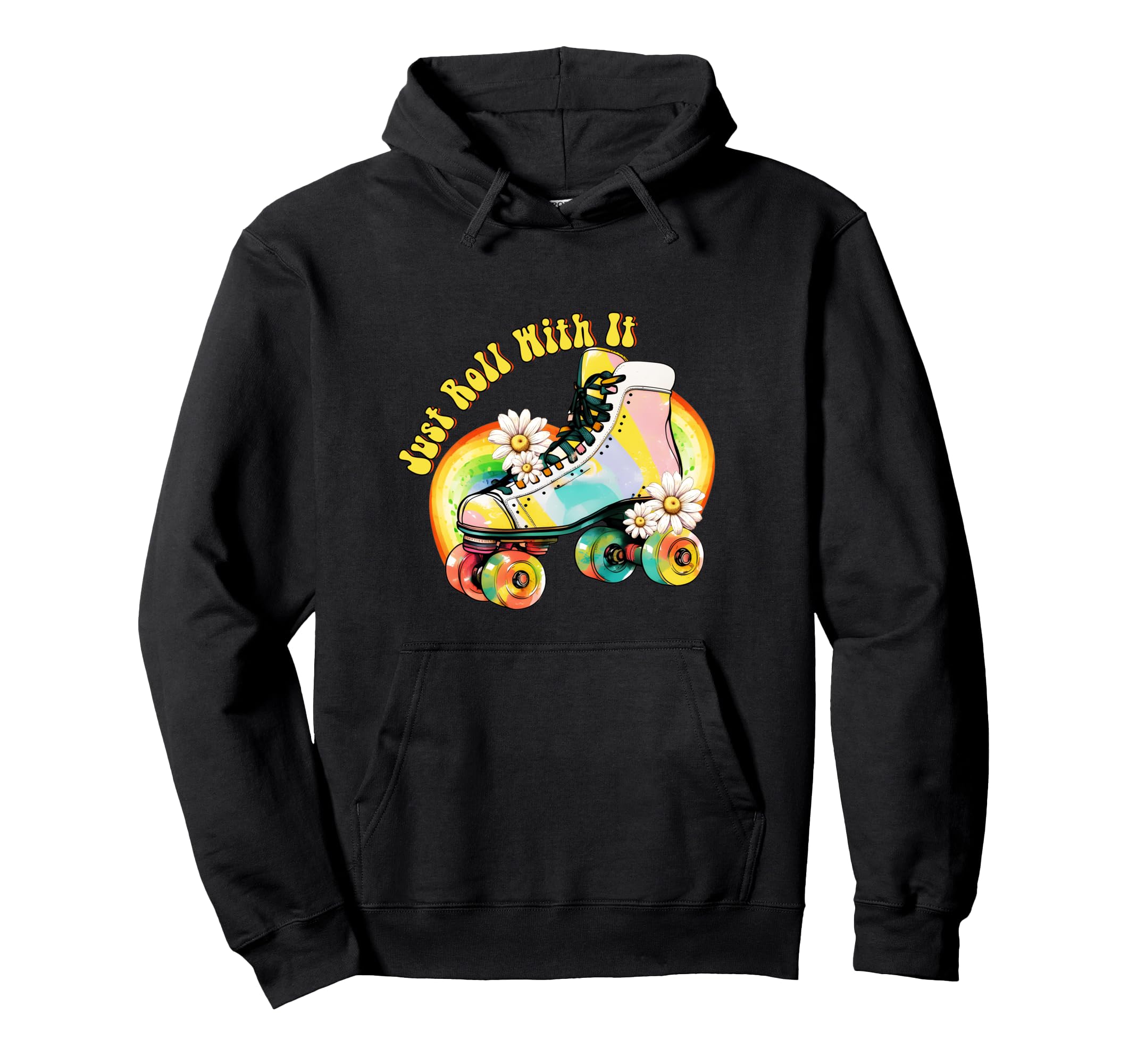 Just Roll It Roller Skating Skate Lover Hoodie - Custom Art Print Unisex - T-Shirt, Sweatshirt, Hoodie