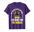 My Sister Plays Softball Im Here T-Shirt - Fun Novelty Design for Adults - T-Shirt, Sweatshirt, Hoodie