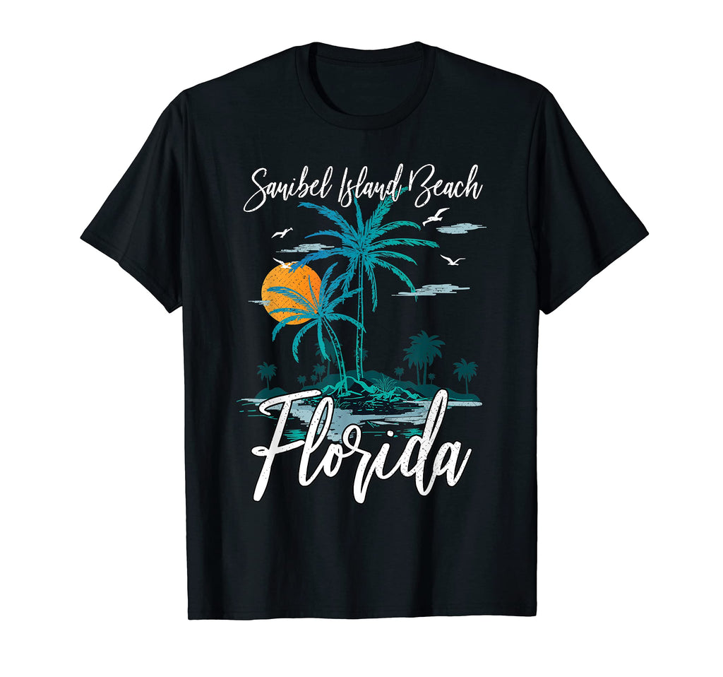 Family Vacation Sunset Florida Sanibel T-Shirt - Custom Art Print Unisex - T-Shirt, Sweatshirt, Hoodie
