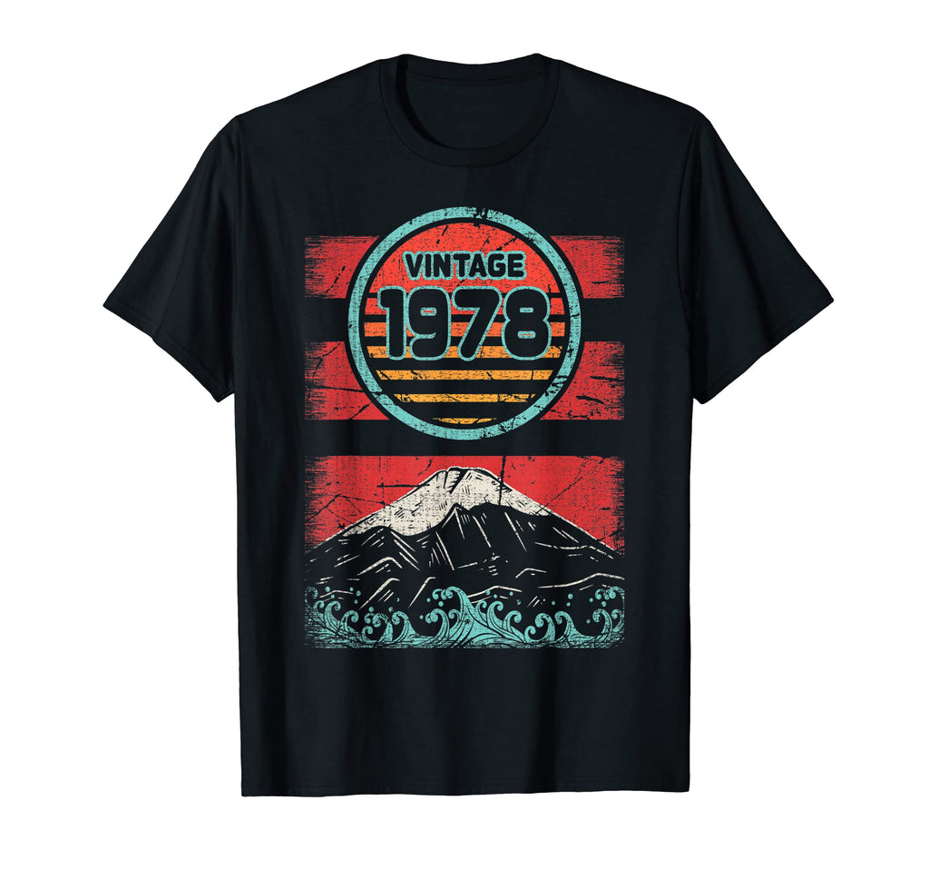 1978 Birthday Sunset T-Shirt - Unique Graphic Men Women - T-Shirt, Sweatshirt, Hoodie