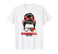 Baseball Mom Messy Bun Mothers Day 2023 T-Shirt - Trendy Graphic Men Women - T-Shirt, Sweatshirt, Hoodie
