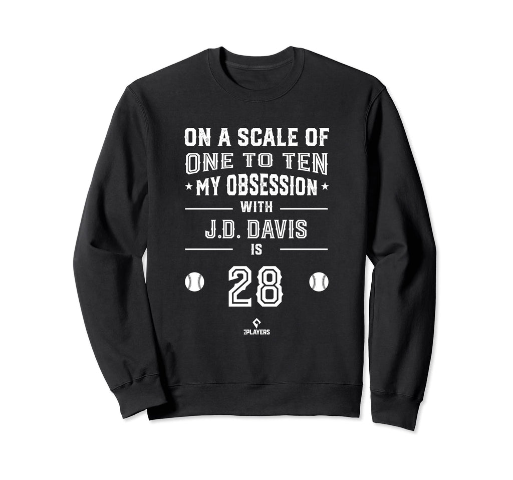 Jd Davis Obsession Mlbpa New York Sweatshirt - Minimalist Print Men Women - T-Shirt, Sweatshirt, Hoodie