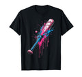 Baseball Bat Dripping Baseball Baseball Drip T-Shirt - Graphic Print Unisex - T-Shirt, Sweatshirt, Hoodie