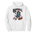 Baseball Mom Skeleton Mama Hoodie - Casual Everyday Wear for Adults - T-Shirt, Sweatshirt, Hoodie
