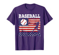 American Flag Baseball Grandpa Costume T-Shirt - Graphic Print Unisex - T-Shirt, Sweatshirt, Hoodie