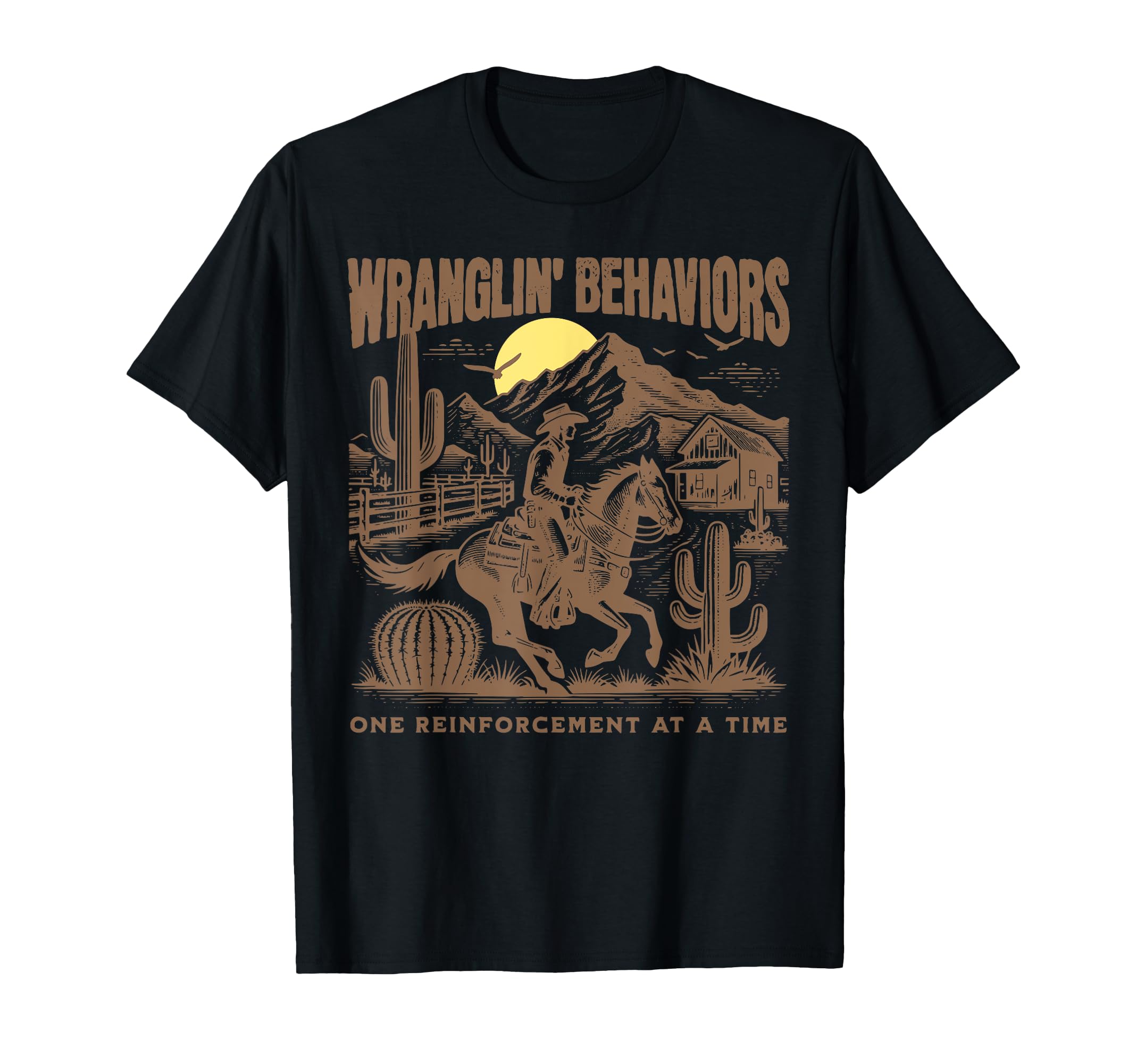Behavior Therapy Cowboy Western Rodeo Aba T-Shirt - Novelty Apparel Unisex - T-Shirt, Sweatshirt, Hoodie