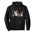 Womens Funny Camera Heartbeat Hoodie - Graphic Print for Adults - T-Shirt, Sweatshirt, Hoodie