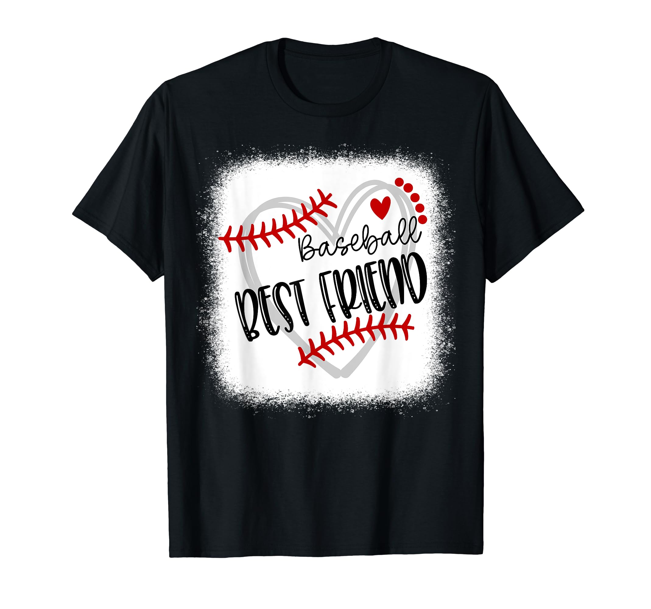 Personalized Baseball Heart Best Friend T-Shirt - Graphic Print Unisex - T-Shirt, Sweatshirt, Hoodie