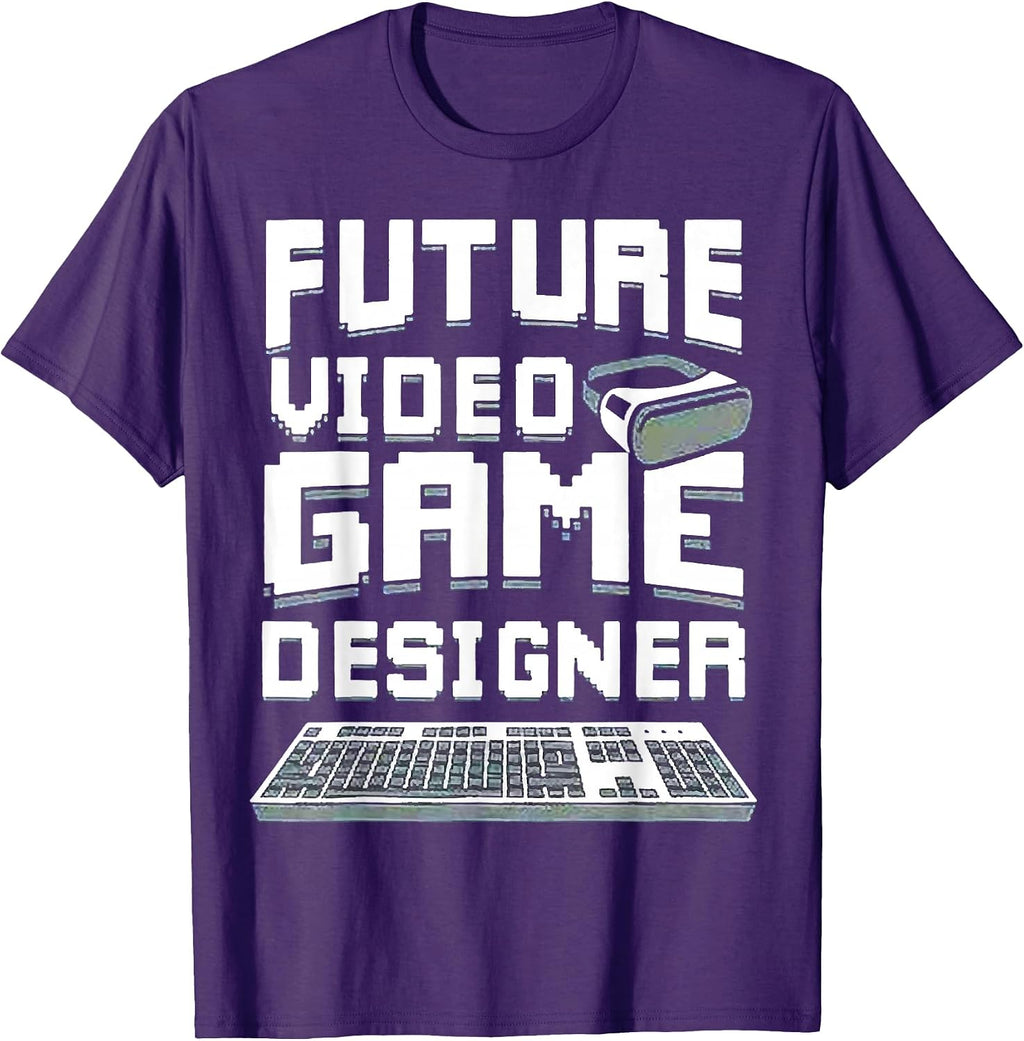 Future Video Game Designer - Adult & Kids T-Shirts, Sweatshirts & Hoodies apparel design preview 1