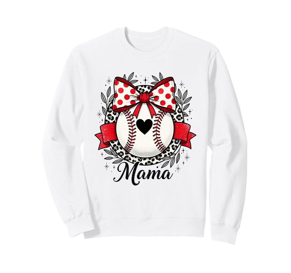 Baseball Mom Funny Game Baseball Day Sweatshirt - Unique Graphic Unisex - T-Shirt, Sweatshirt, Hoodie