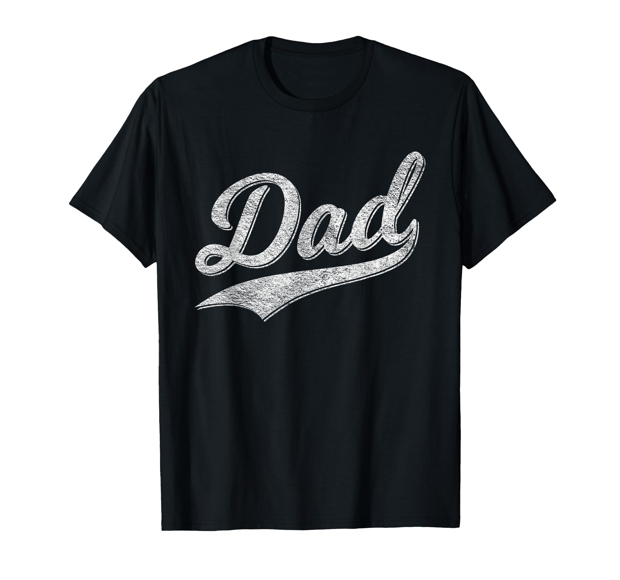 Dad Fathers Day Baseball Script T-Shirt - Casual Everyday Wear Unisex - T-Shirt, Sweatshirt, Hoodie