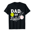 Dad Ballers Funny Dad Baseball And T-Shirt - Minimalist Print Men Women - T-Shirt, Sweatshirt, Hoodie