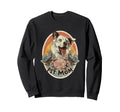 Pet Mom Collie Floral Dog Art Sweatshirt - Custom Art Print Men Women - T-Shirt, Sweatshirt, Hoodie