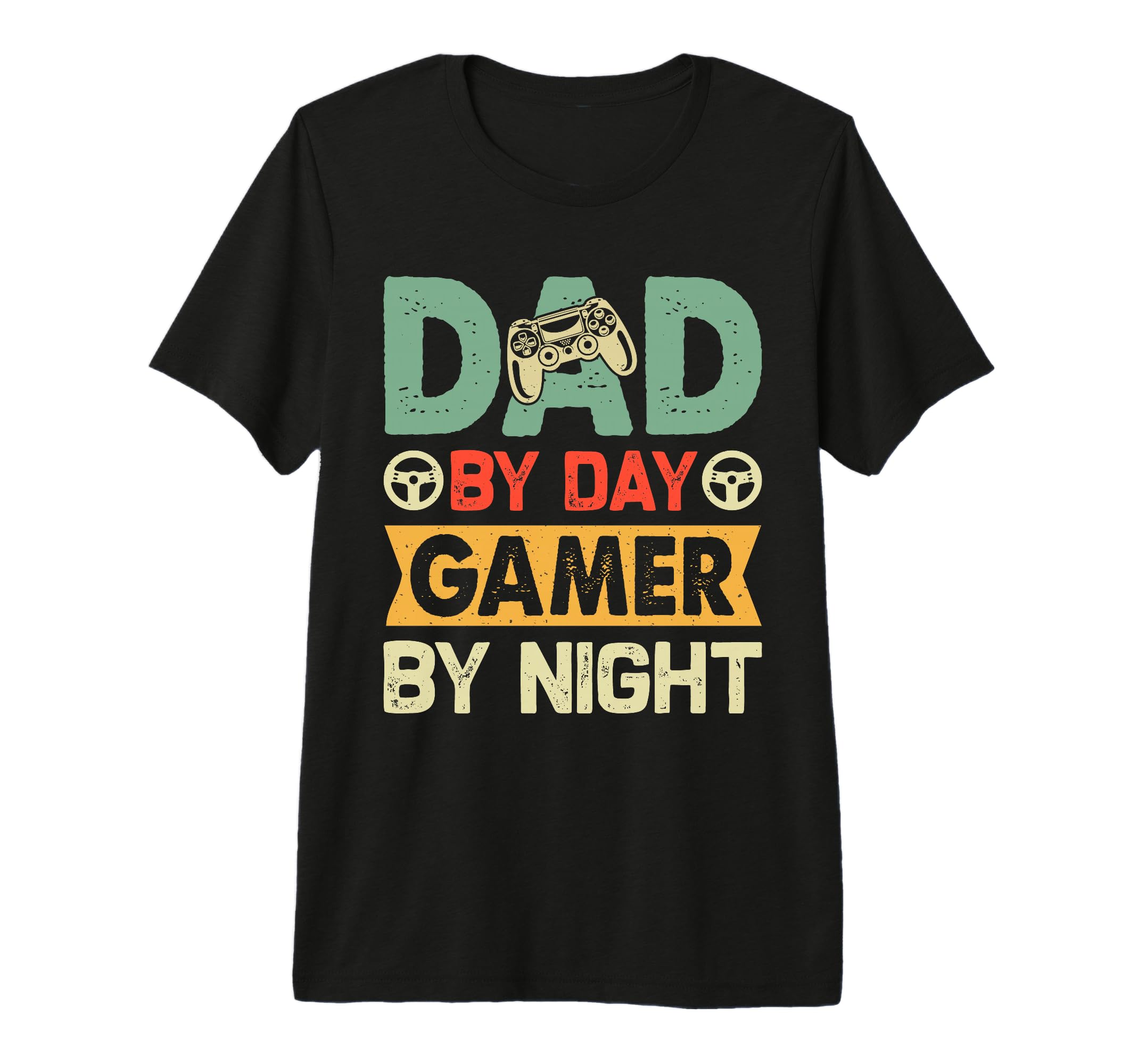 Dad Day Gamer Night Funny Fathers Day T-Shirt - Custom Art Print Men Women - T-Shirt, Sweatshirt, Hoodie