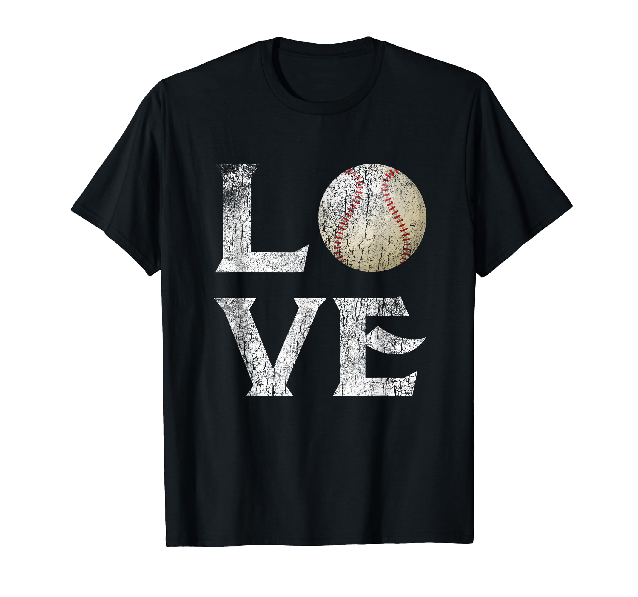 I Love Baseball Ball Softball Gift Mom T-Shirt - Custom Art Print Unisex - T-Shirt, Sweatshirt, Hoodie