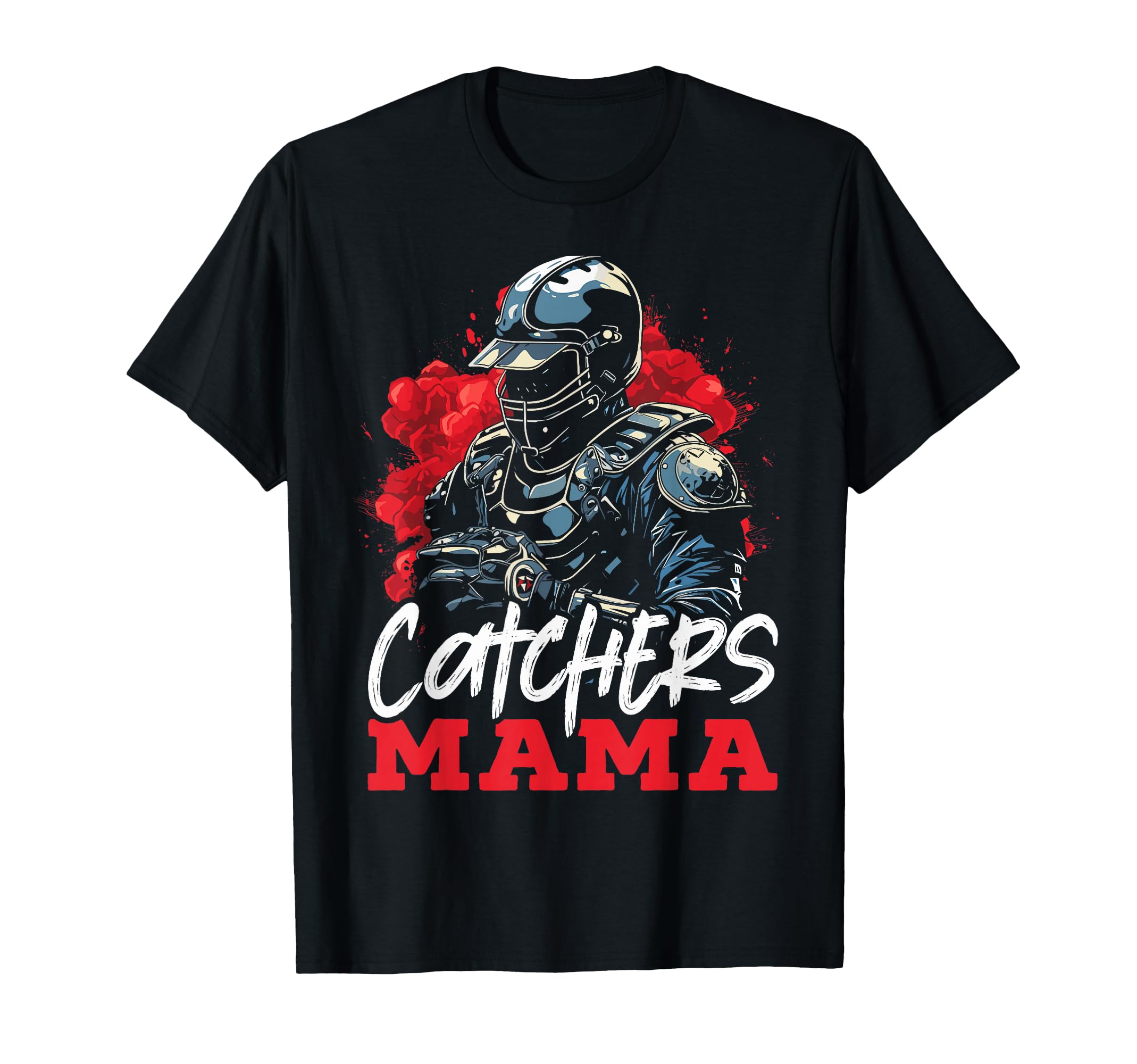 Baseball Catcher Mama Best Mom Ever T-Shirt - Graphic Print for Adults - T-Shirt, Sweatshirt, Hoodie