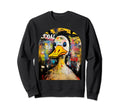 Funny Duck 90S Street Art Graffiti Sweatshirt - Novelty Apparel Men Women - T-Shirt, Sweatshirt, Hoodie
