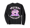 Sweetheart Kawaii Floral Camera Sweatshirt - Novelty Apparel for Adults - T-Shirt, Sweatshirt, Hoodie
