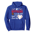 My Boyfriend Baseball Girlfriend Baseball Hoodie - Unique Graphic Unisex - T-Shirt, Sweatshirt, Hoodie
